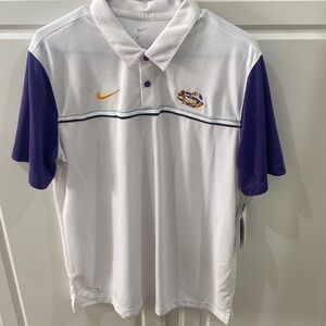 Men’s Nike LSU polo size large